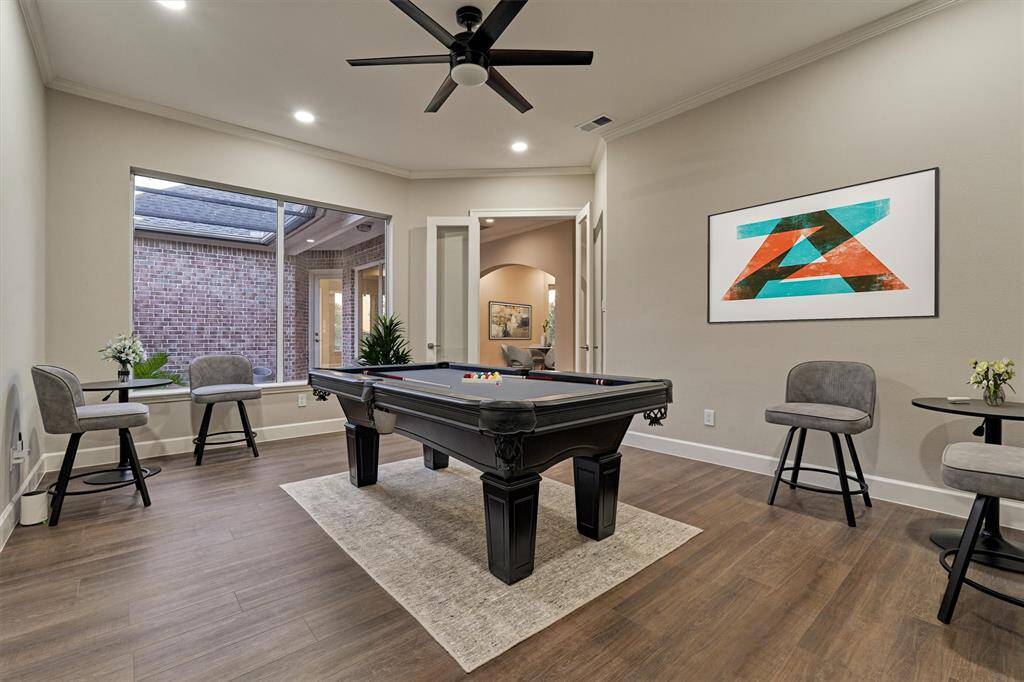 Virtually Staged Flex room can be Game Room or Study