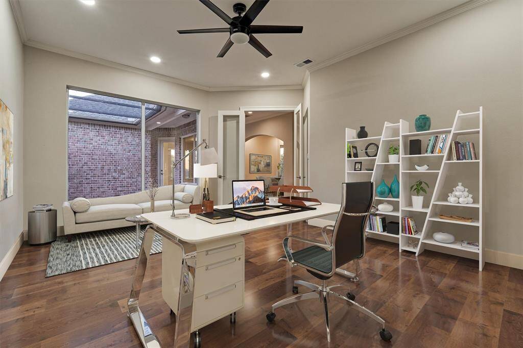 Virtually Staged Flex room can be Game Room or Study