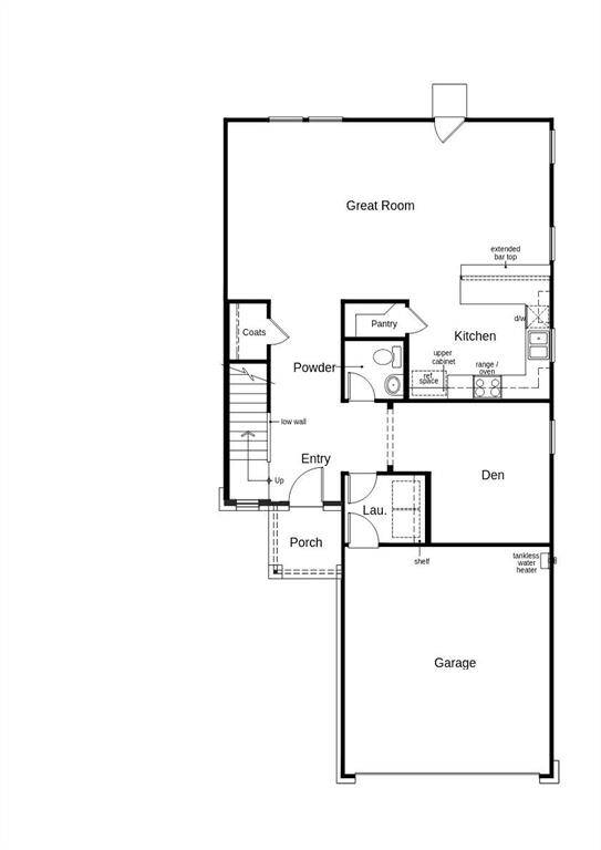 This floor plan features 3 bedrooms, 2 full baths, 1 half bath and over 2,200 square feet of living space.