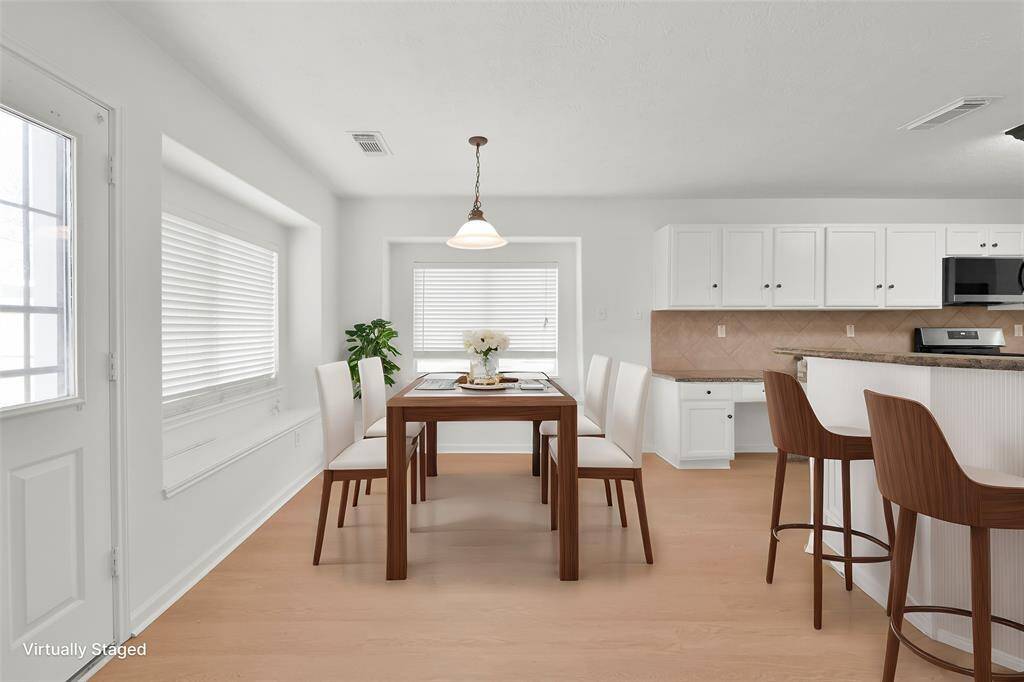 A photo showing the pleasant space with virtual furniture.