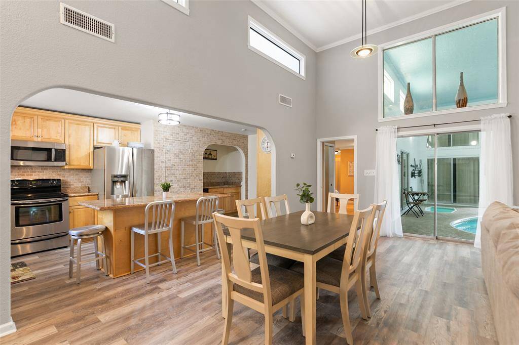 Open concept living.