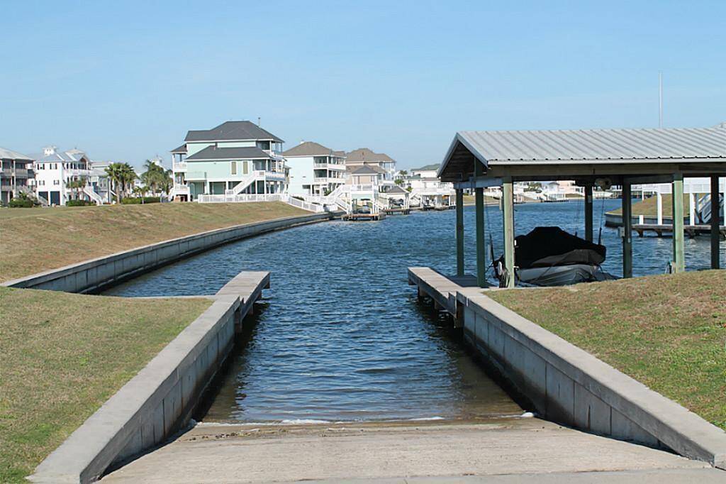 Community boat slip.