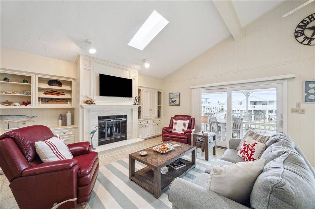 Imagine unwinding here - in the winter, get cozy with your wood burning fireplace.