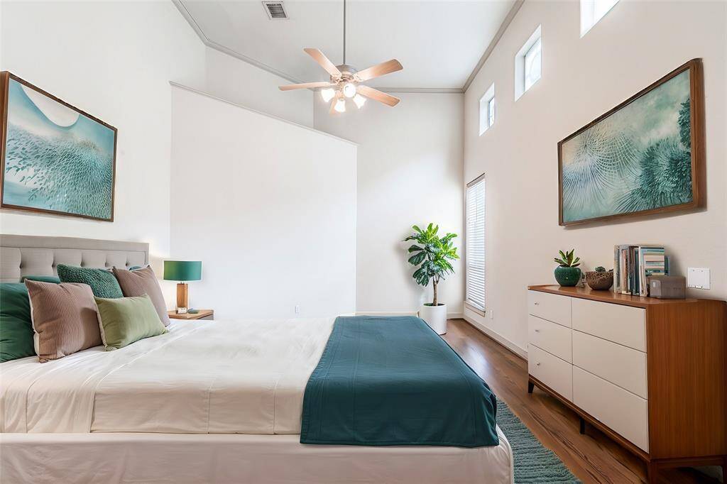 Virtually Staged Primary Bedroom