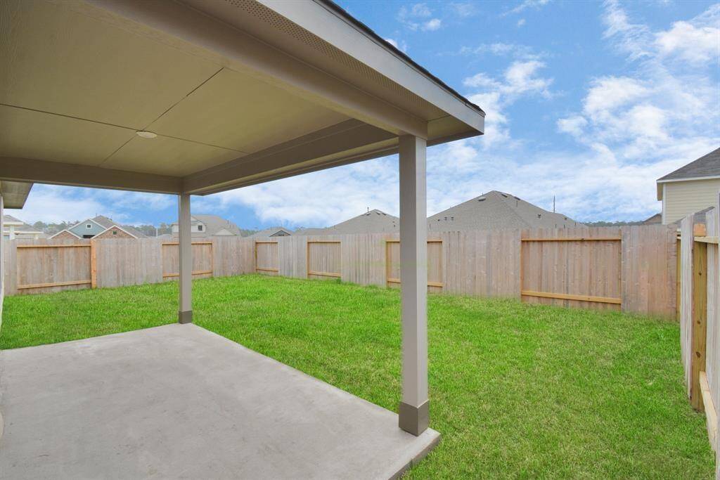 Patio and yard
