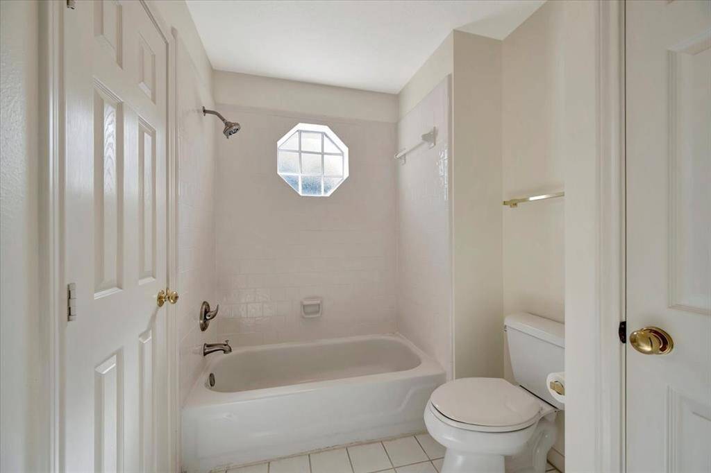 Jack and Jill bathroom upstairs.