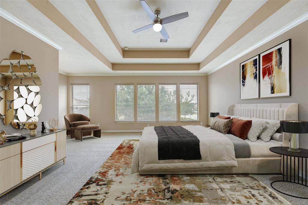 Virtual StagingThis expansive primary bedroom is the perfect retreat!