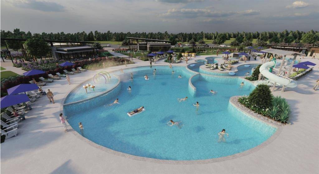 Sunterra residents can float their cares away at The Retreat, an amenity complex anchored by a resort pool and lazy river