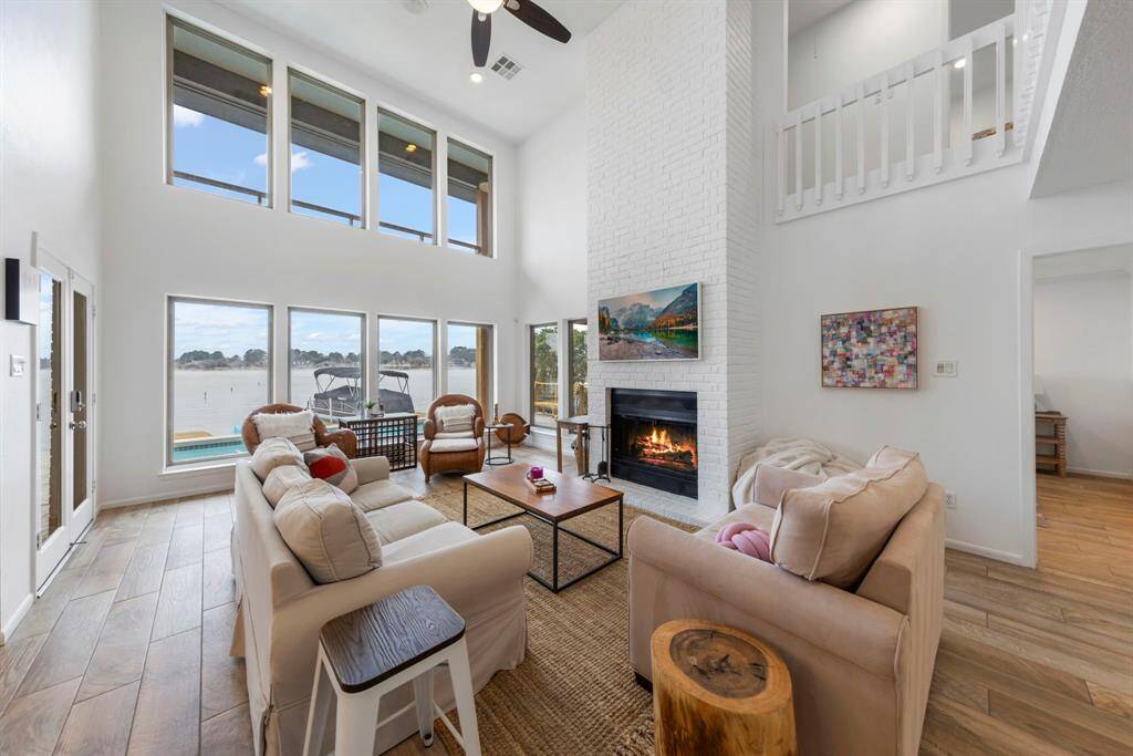At the heart of the home, the family room is designed for both entertaining and relaxing—perfect for making unforgettable memories at the lake with family and friends.