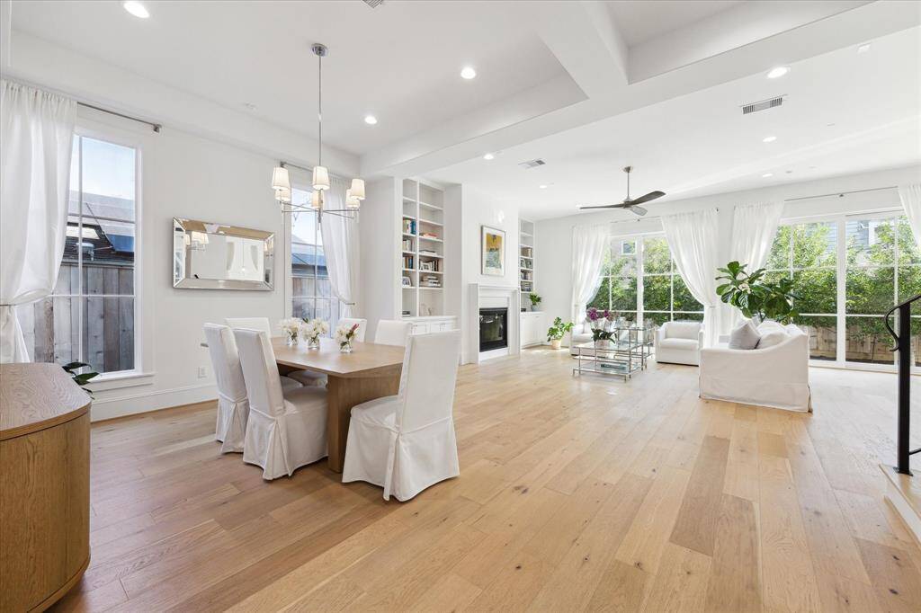 The soothing neutral palette is the perfect backdrop to anyone's design vision. With white draperies already in place, you are a step ahead of new construction.