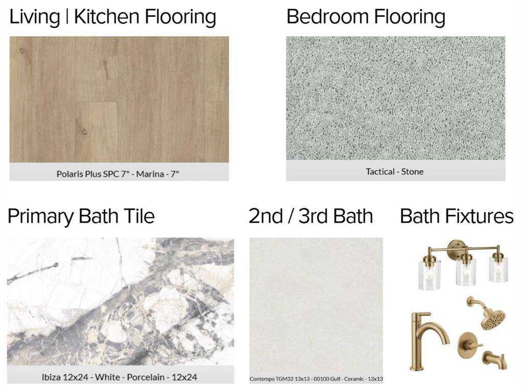 Flooring and Bath Selections