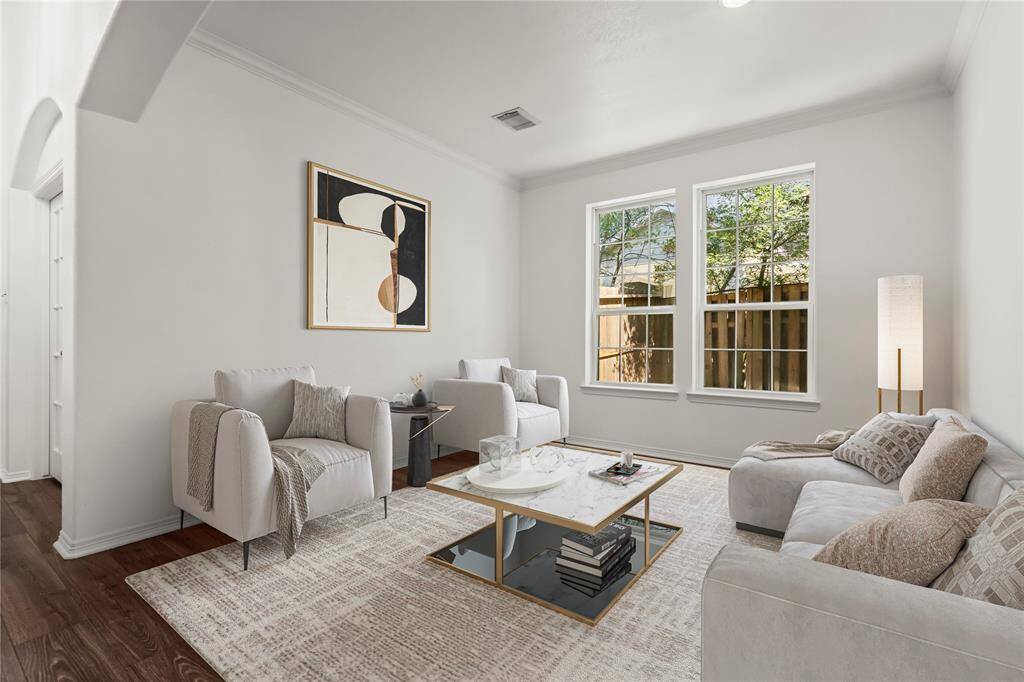 Ground level - Staged Formal Living Room