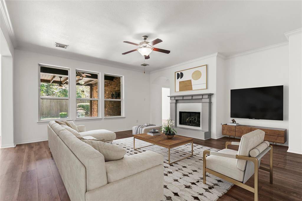 Ground Level - Staged Family Room