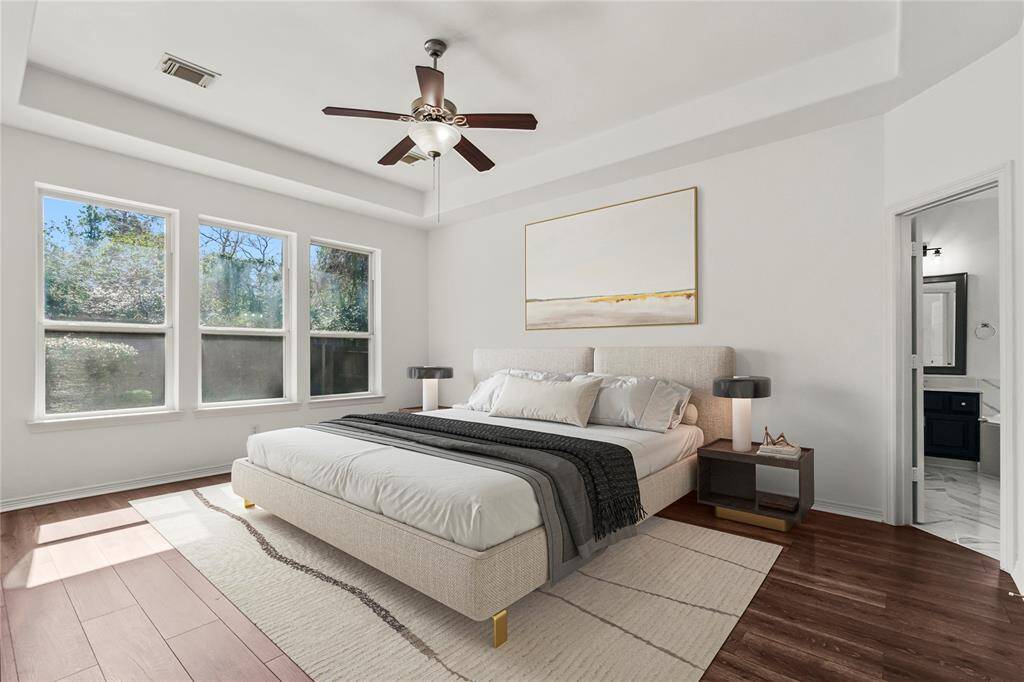 Ground Level - Staged Master Bedroom