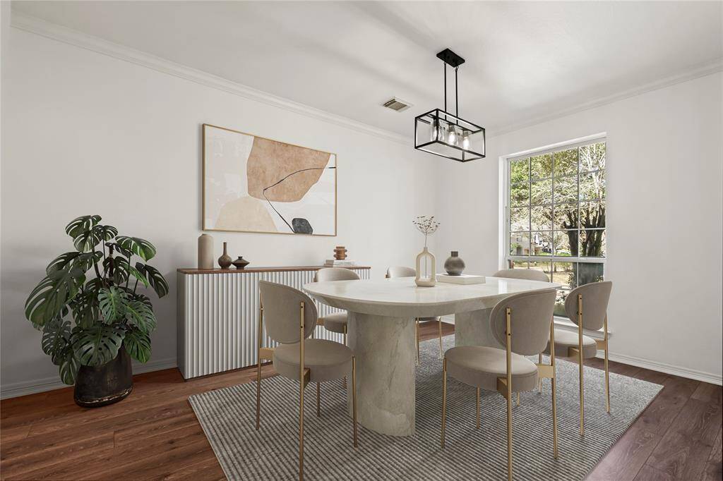 Ground level - Staged Dining Room