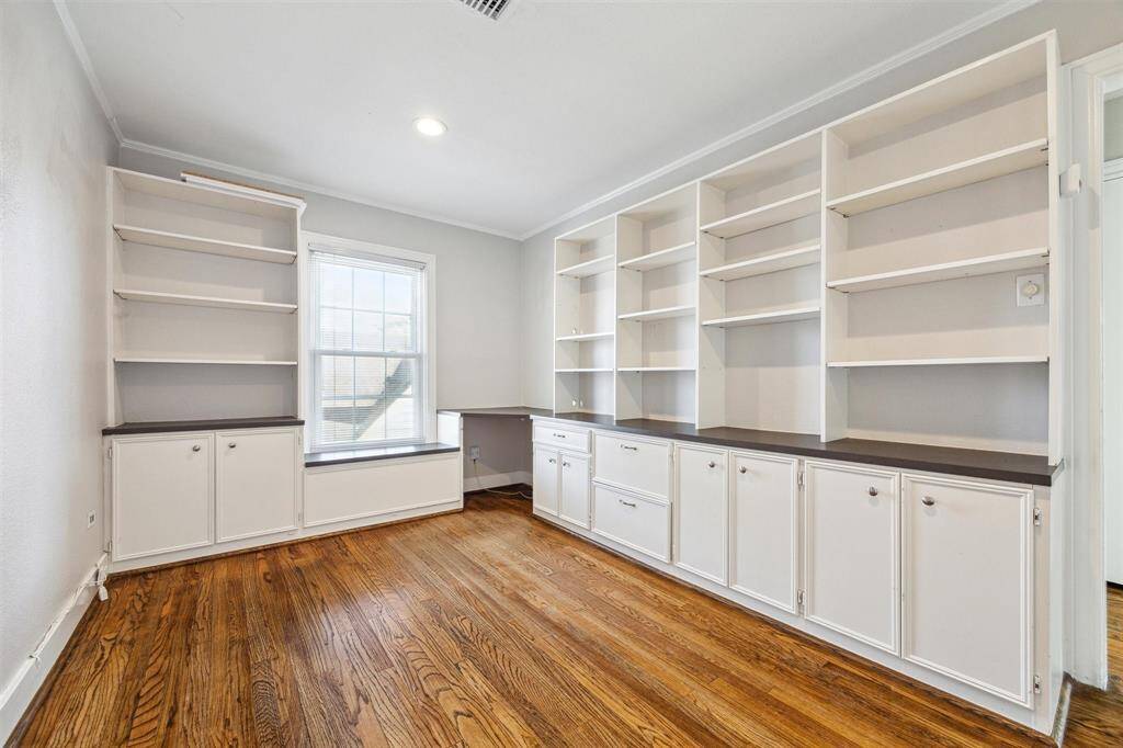 Study with a ton of built-ins for storage.