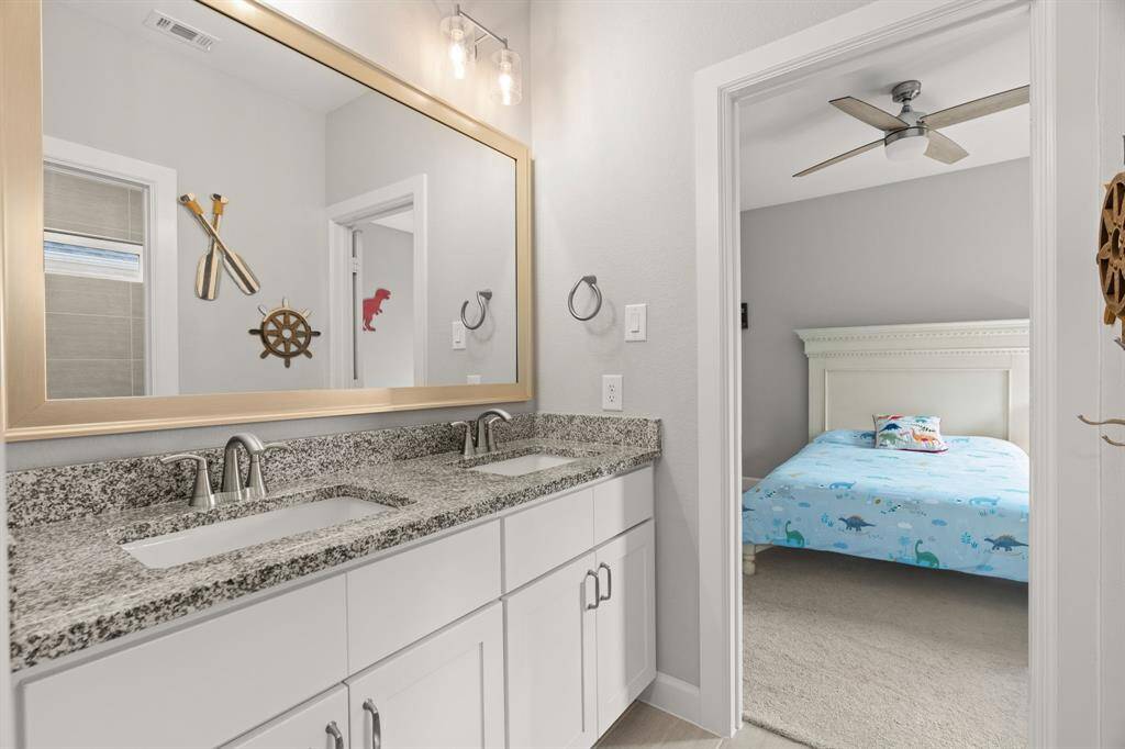 Jack and Jill bathroom