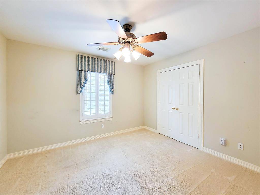 Secondary Bedroom that faces west side of house