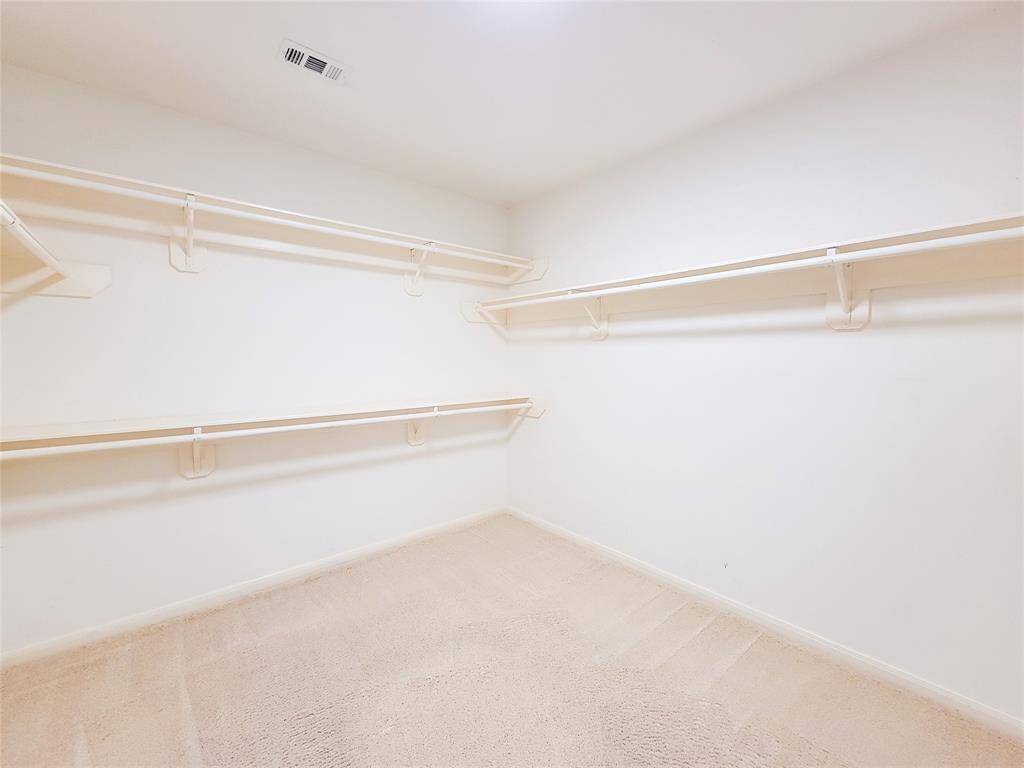 Huge walk-in closet off Primary Bath