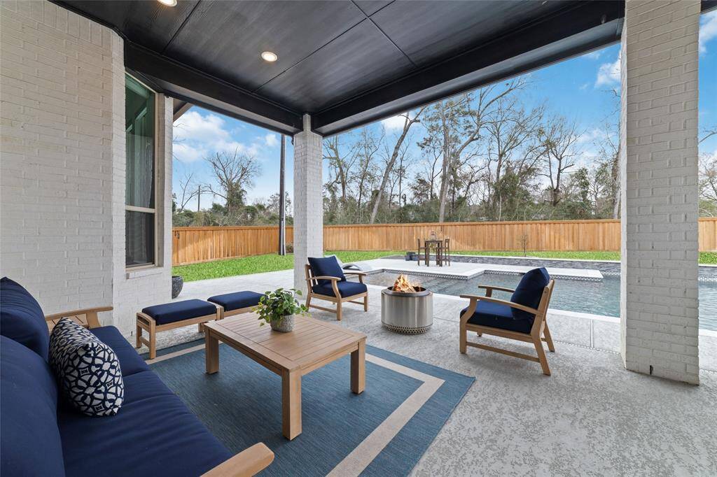 Lets step outside and fall in love with the outdoor space that draws you in. What you see is what you get that's right the patio furniture and Solo fire pit are staying!
