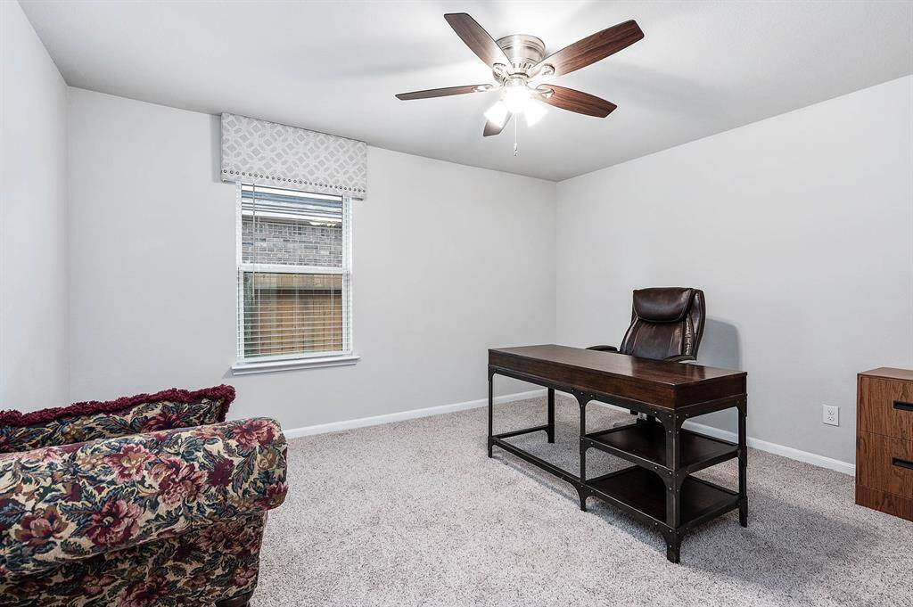 The perfect home office with French doors.