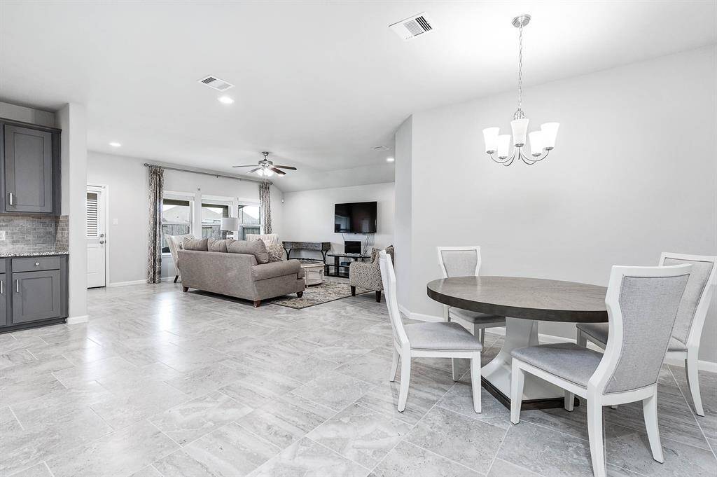 View of the open floor plan