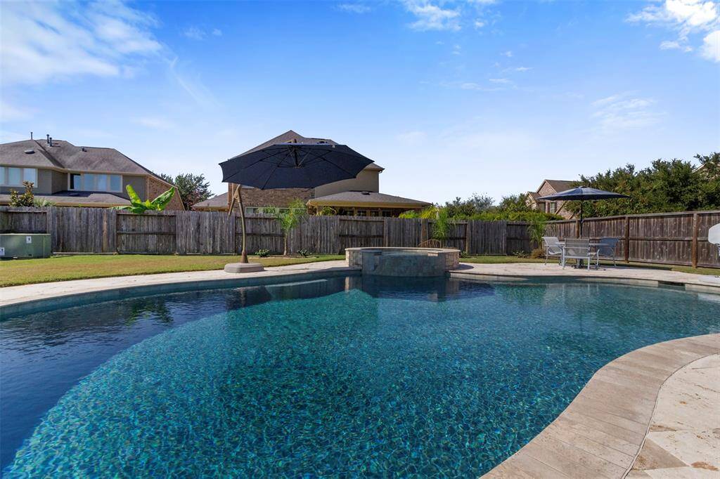 Take a dip in the pool on a hot summer day.