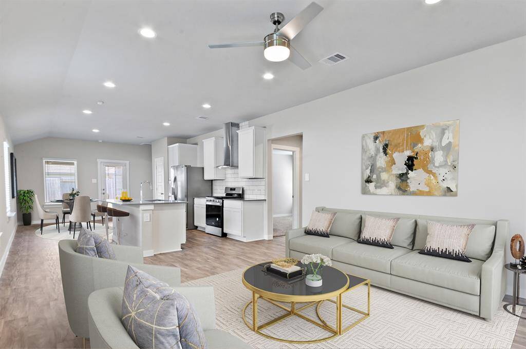 Enjoy open concept living in this beautiful 2022 build. *Image virtually staged.