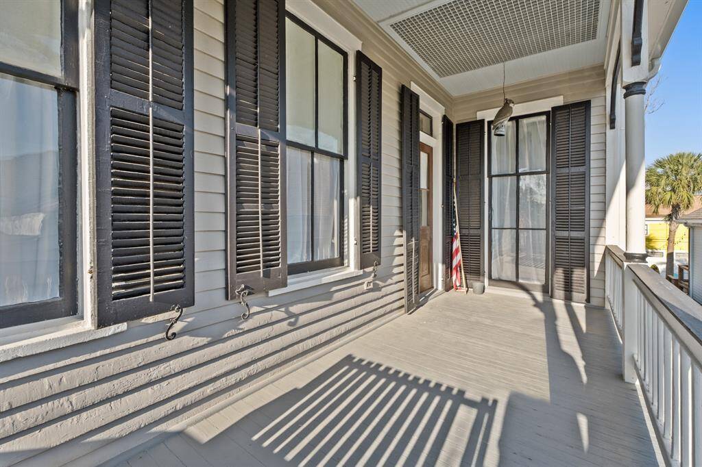 Second floor porch.