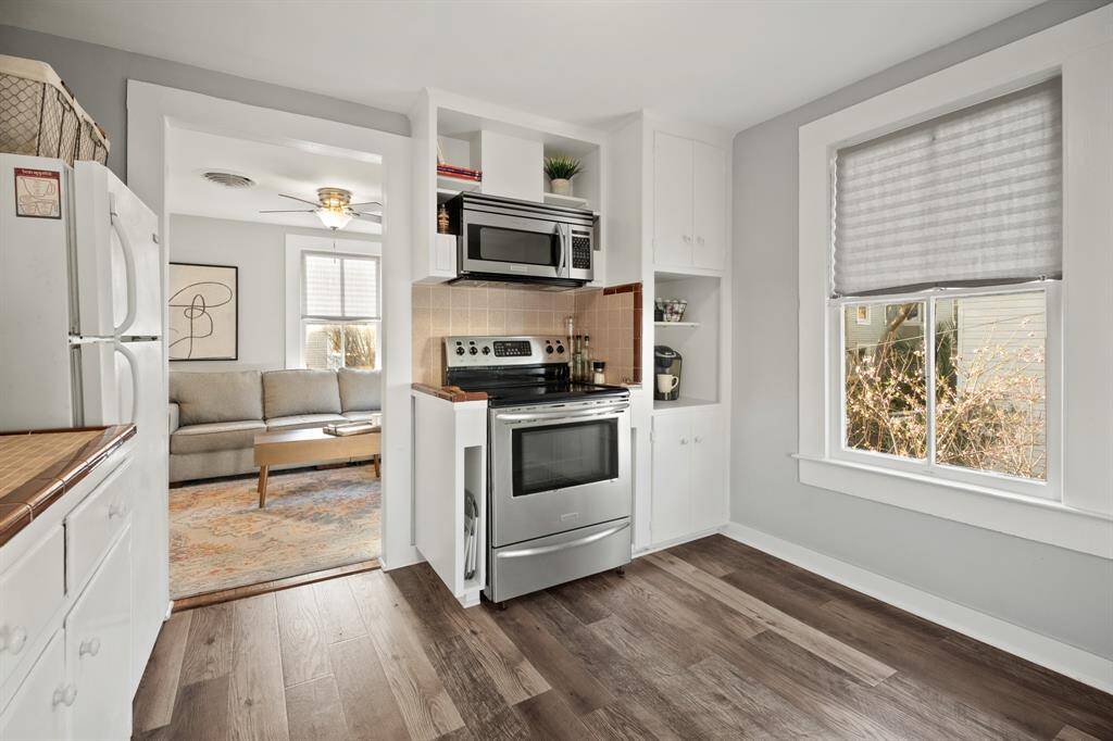 Kitchen in apartment.