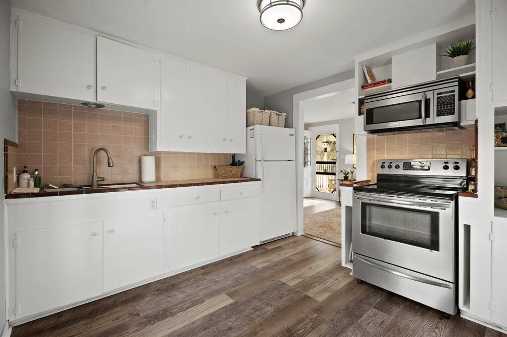 Kitchen in apartment.