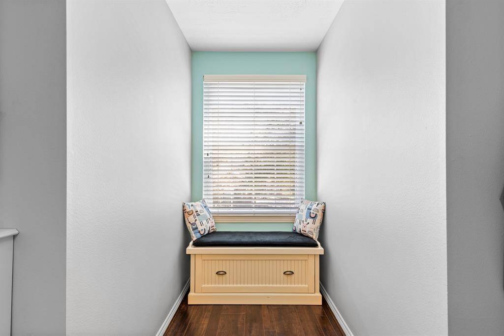 What a wonderful, private, little reading space!