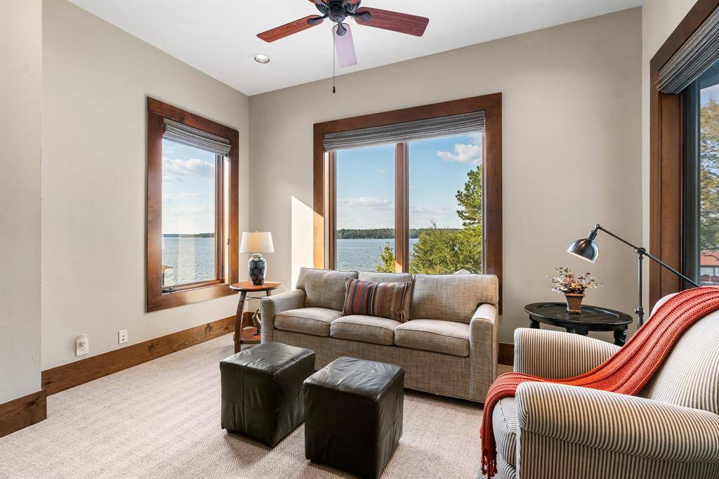 So many possibilities for this area while surrounded with lake views!