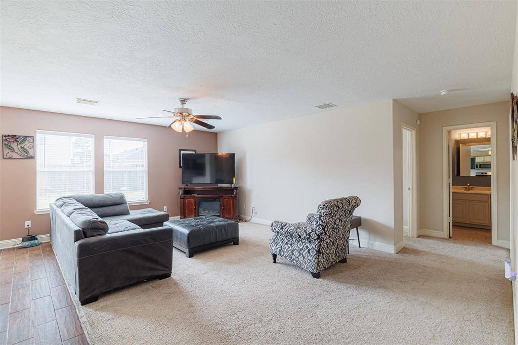 Spacious family room.