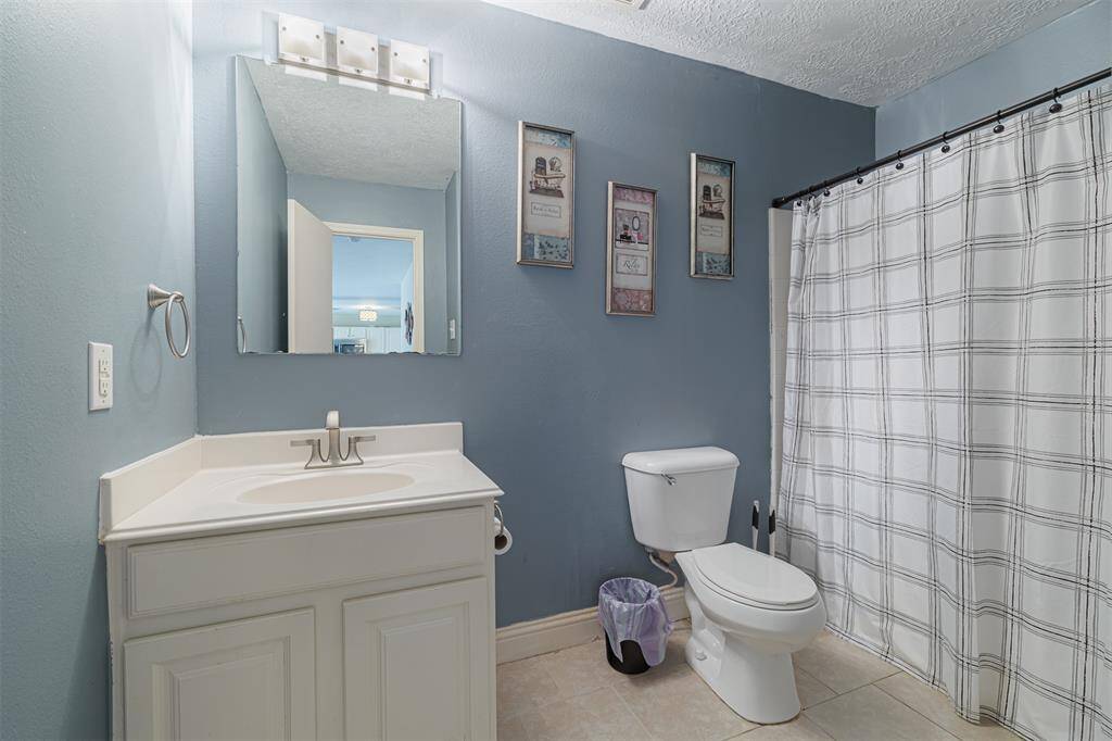 Full bath located downstairs.