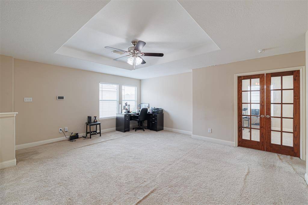 Another view of the game room looking towards the upstairs study.