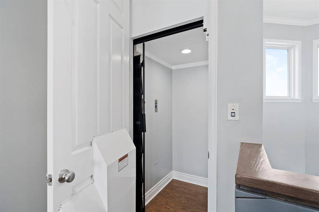 This home also has an elevator.