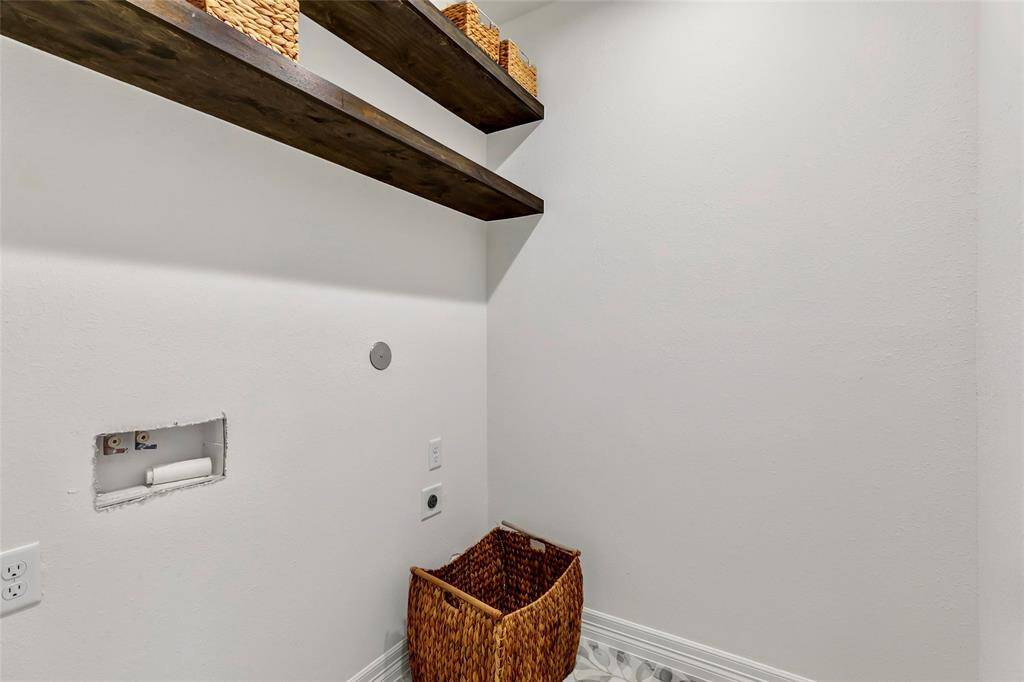 Downstairs powder room for convenient guest access.
