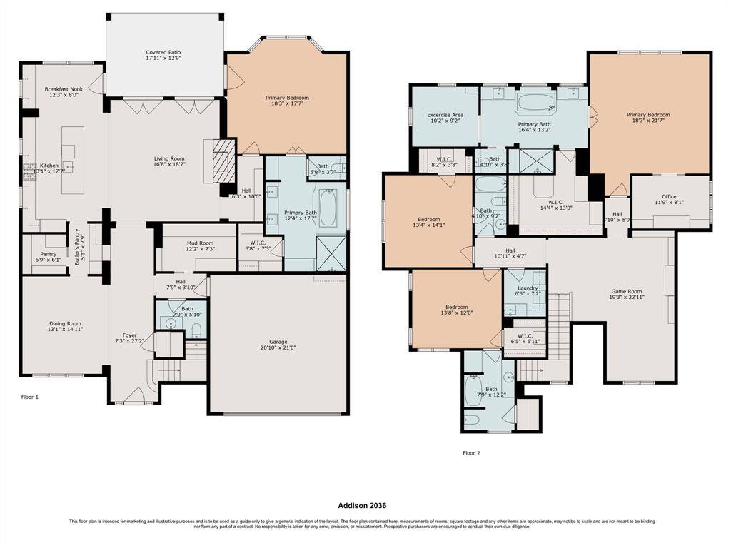 Floor plan for marketing purposes only. Buyer to verify dimensions and accuracy.
