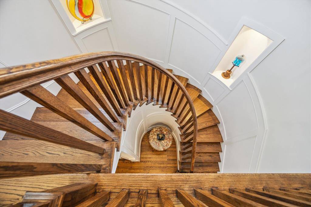 Spriral staircase.