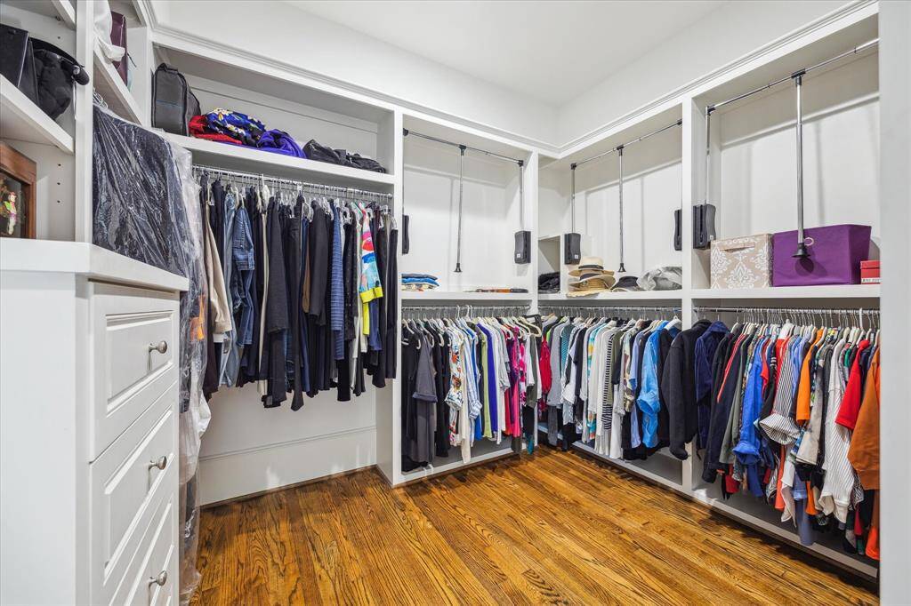 One of two closets in primary.