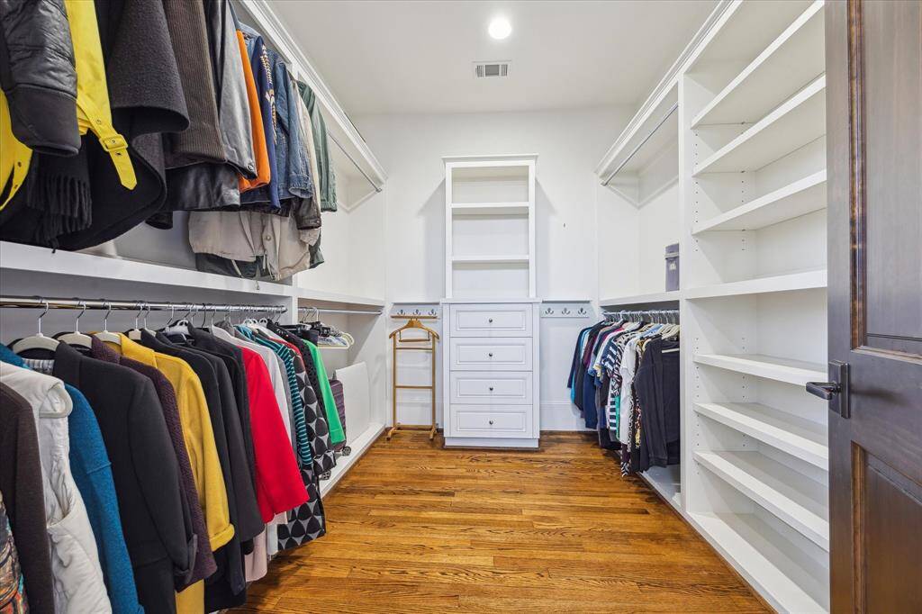 Second walk-in closet in primary.