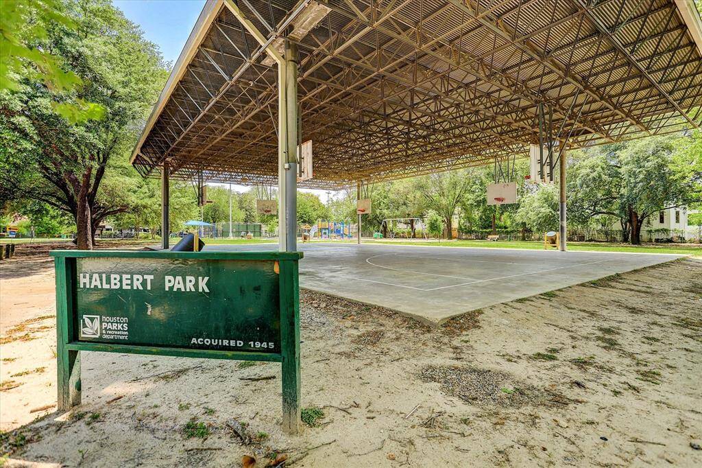 Halbert park is around the corner.