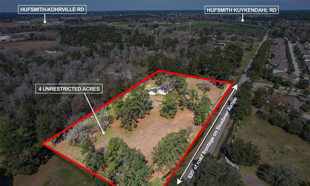 Plenty of Road frontage for multiple entrances/exits on this property.