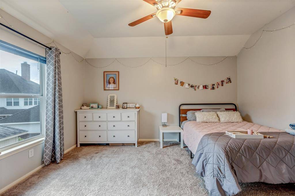 Raised ceilings and recently professionally cleaned carpets in all rooms.