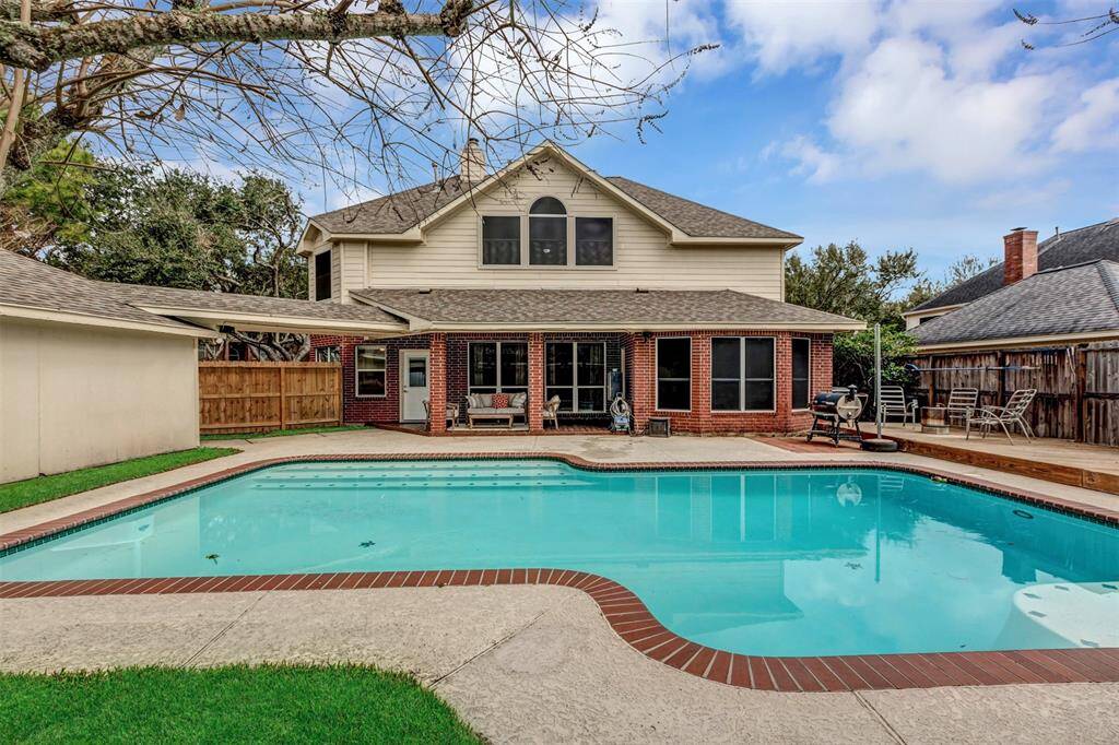 Recent resurfacing and notice the recently replaced roof (2019)