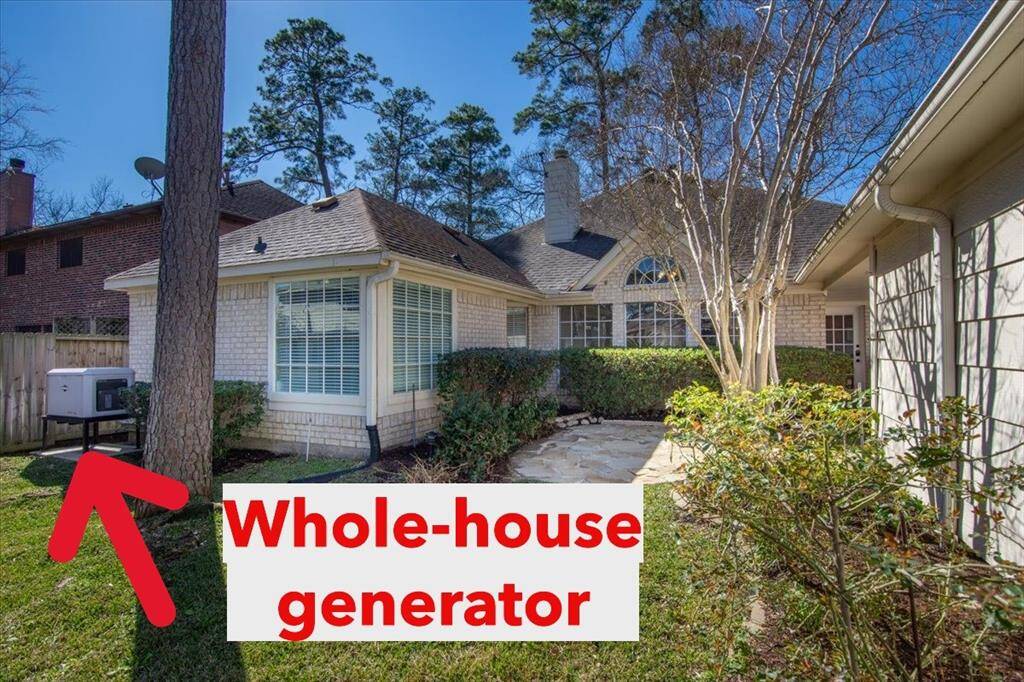Whole house generator! Maintenance is included in rent.
