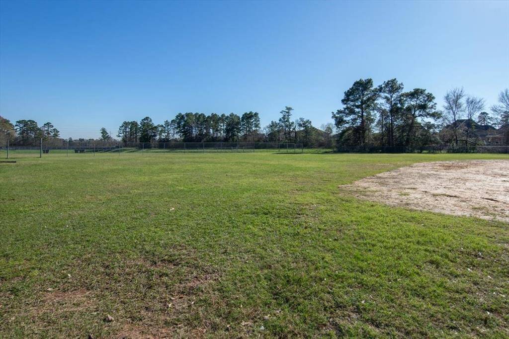 Community amenities. Baseball field.