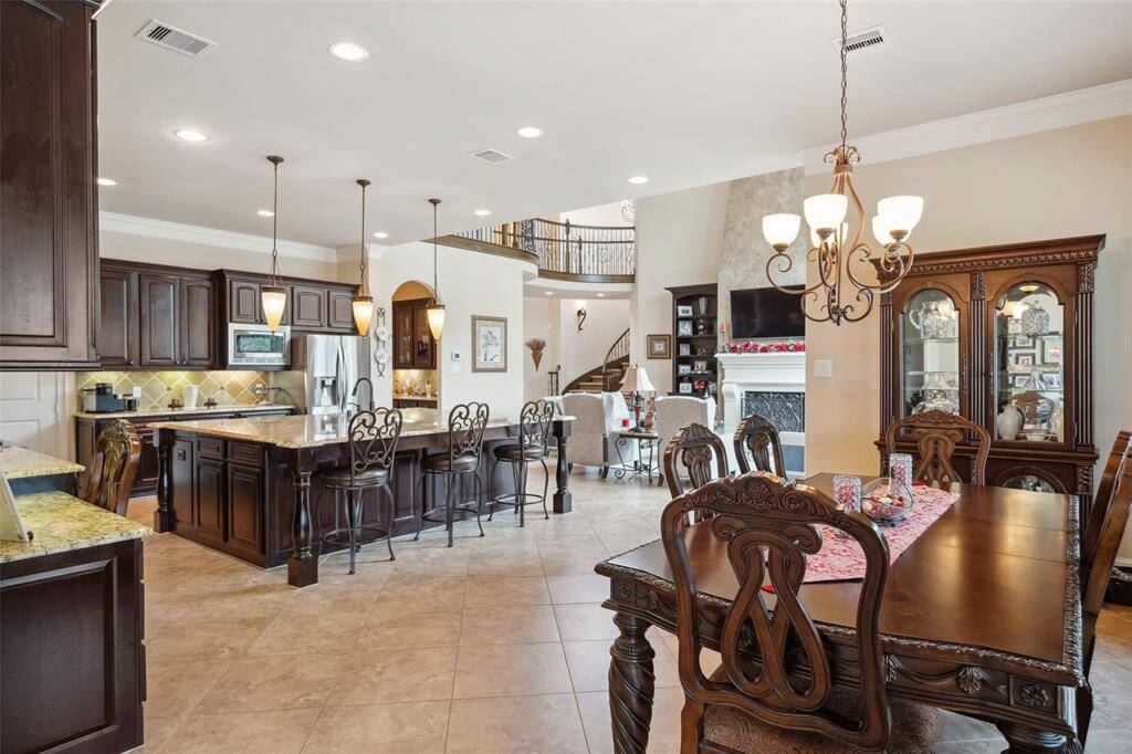 Showing off the openness and design quality of the home.