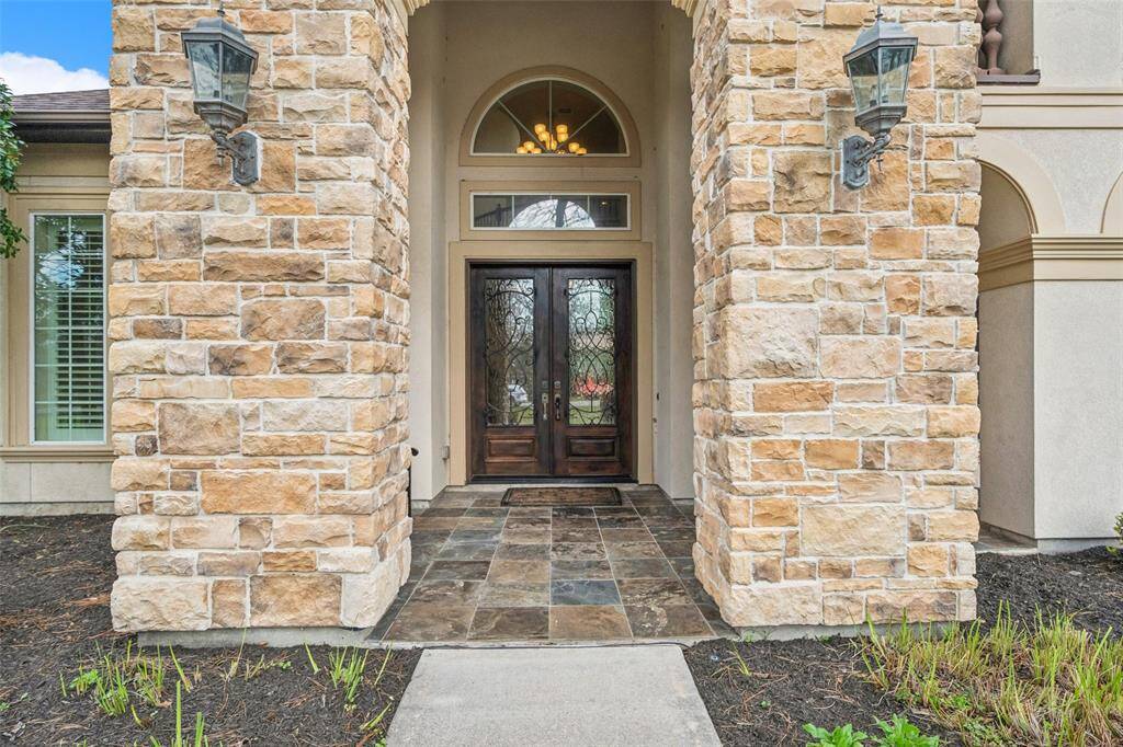Stately entry!
